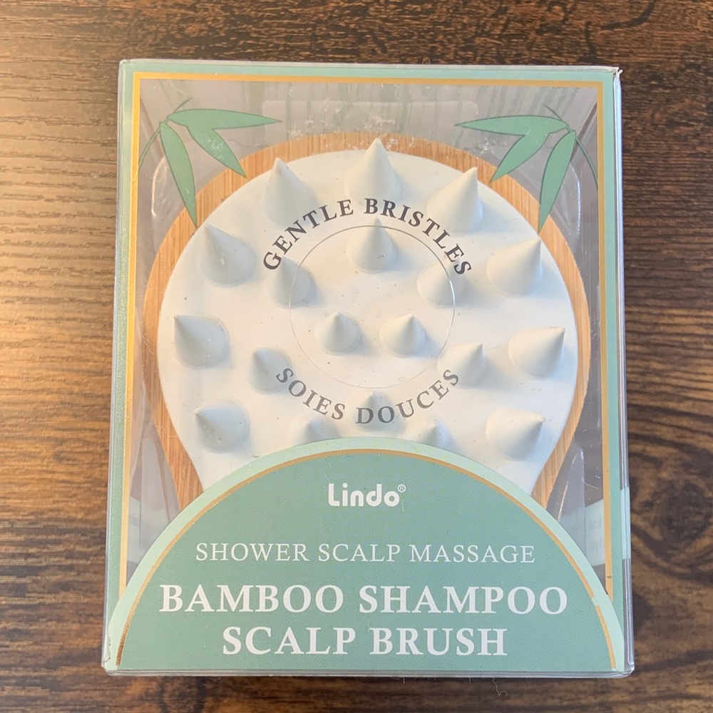 Lindo Bamboo Scalp Massage Brush - Picture 1 of 5